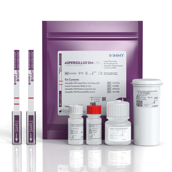 Aspergillus antigen diagnostic test