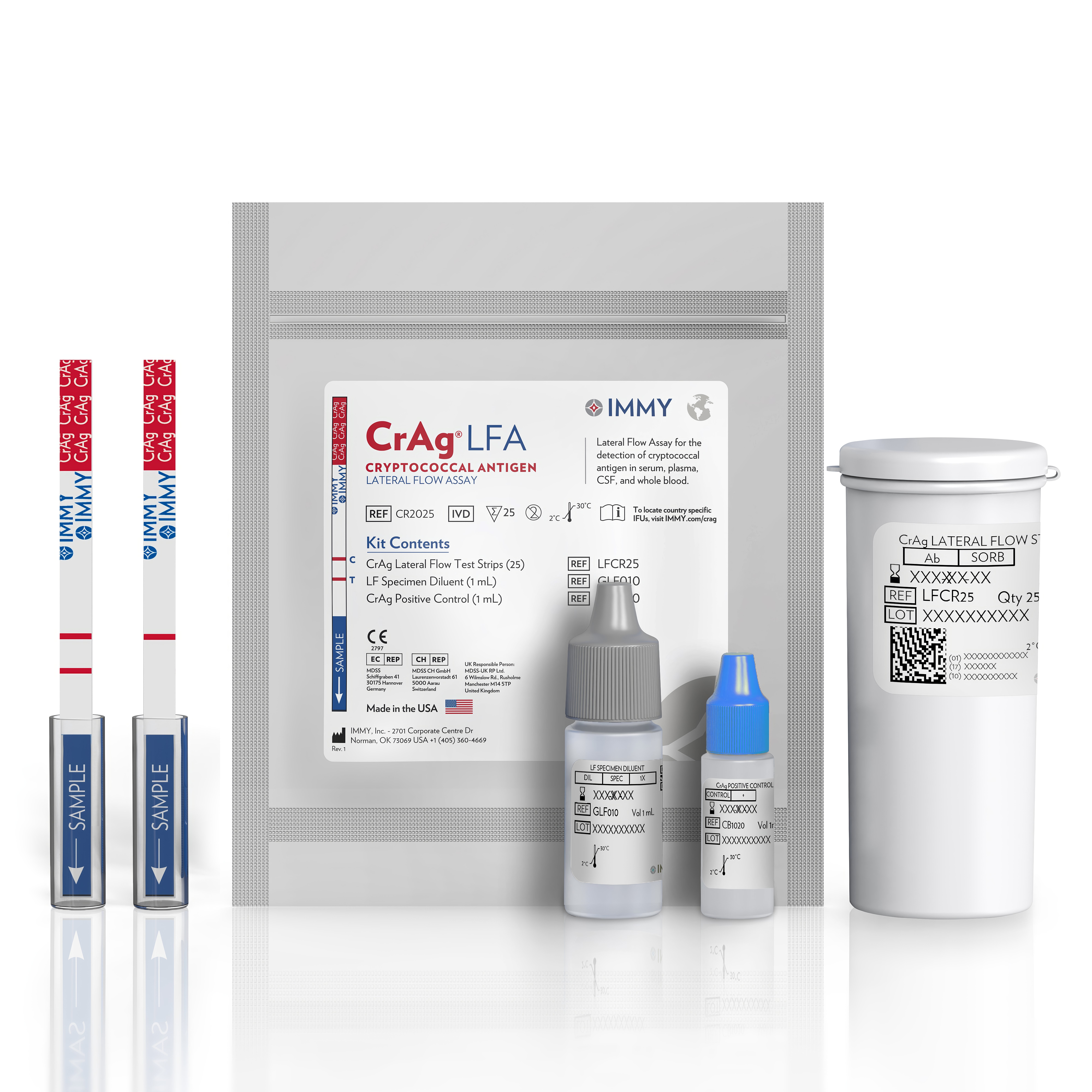 Cryptococcal antigen diagnostic test